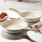Batterie de Cuisine 26 Pièces en Granite Rose Clair - OSP