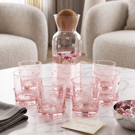 Service à Eau en Verre 7 Pièces – Carafe et 6 Verres