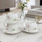 Service à Café au Lait en Porcelaine 12 Pièces