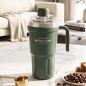 Thermos en Plastique avec Paille et Poignée 600ML