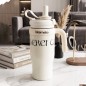 Thermos en Plastique avec Paille et Poignée 550ML