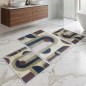 Set de 3 Tapis Salle de Bain Antidérapants - Marron Set de 3 Tapis Salle de Bain Antidérapants - Marron