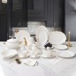 Service de Table en Porcelaine 72 Pièces - Delta Dore GAR-72 Service de Table en Porcelaine 72 Pièces - Delta Dore GAR-72