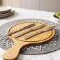 Lot de 3 Couteaux en Acier Inoxydable 23 cm