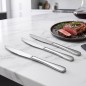 Lot de 3 Couteaux en Acier Inoxydable 23 cm Lot de 3 Couteaux en Acier Inoxydable 23 cm