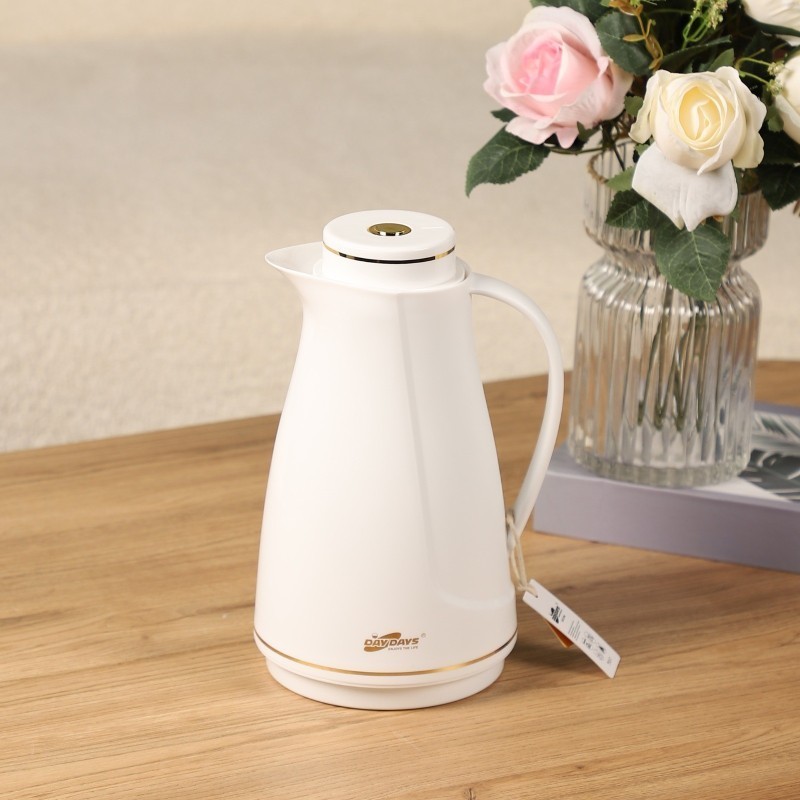 Thermos en plastique 1000ML Blanc Thermos en plastique 1000ML Blanc