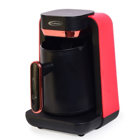Machine à Café Turc 2en1 500W Rouge – Florence HK466