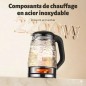 Bouilloire Électrique en Verre 2L 2200W avec Indicateur LED – DSP KK1273