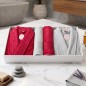 Coffret Peignoir et Serviettes 4 Pièces – Ensemble de Bain en Coton Coffret Peignoir et Serviettes 4 Pièces – Ensemble de Bain en Coton