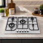 Plaque de Cuisson à Gaz 5 Feux Inox - Lexical LGS-2854