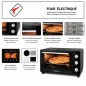 Four Électrique 50L 1800W avec Ventilateur - Lexical LOV-2948 Noir Four Électrique 50L 1800W avec Ventilateur - Lexical LOV-2948 Noir