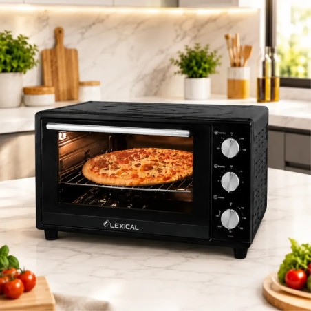 Four Électrique 50L 1800W avec Ventilateur - Lexical LOV-2948 Noir