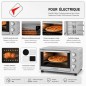 Four Électrique 50L 1800W avec Ventilateur - Lexical LOV-2948 Gris