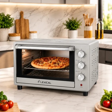 Four Électrique 50L 1800W avec Ventilateur - Lexical LOV-2948 Gris