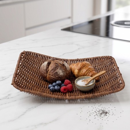 Corbeille de Rangement en Fibre Tressée 30 x 26 cm