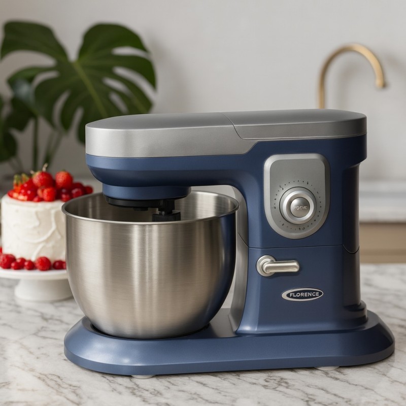 Robot Pétrin 6,5L 1600W bleu - Florence GM-M061C Robot Pétrin 6,5L 1600W bleu - Florence GM-M061C