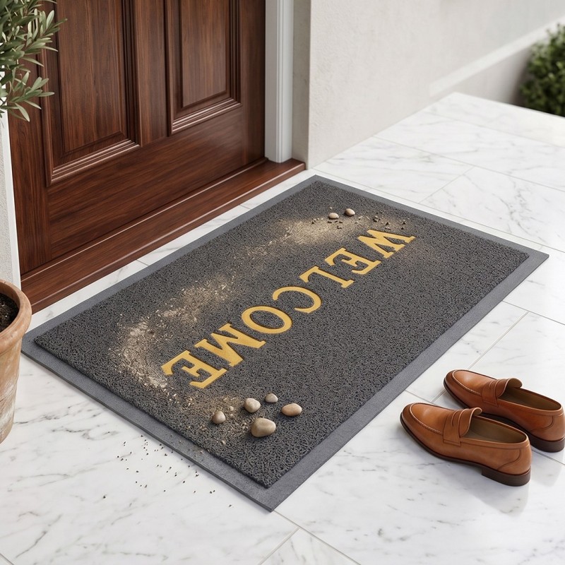 Tapis d’Entrée Welcome en Fibre Synthétique Tapis d’Entrée Welcome en Fibre Synthétique