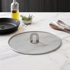 Couvercle Rond en Acier Inoxydable 29 cm