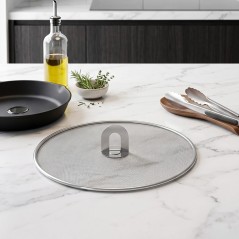 Couvercle Rond en Acier Inoxydable 25 cm