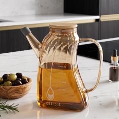 Huilier en Verre avec Bec Verseur 750 ml