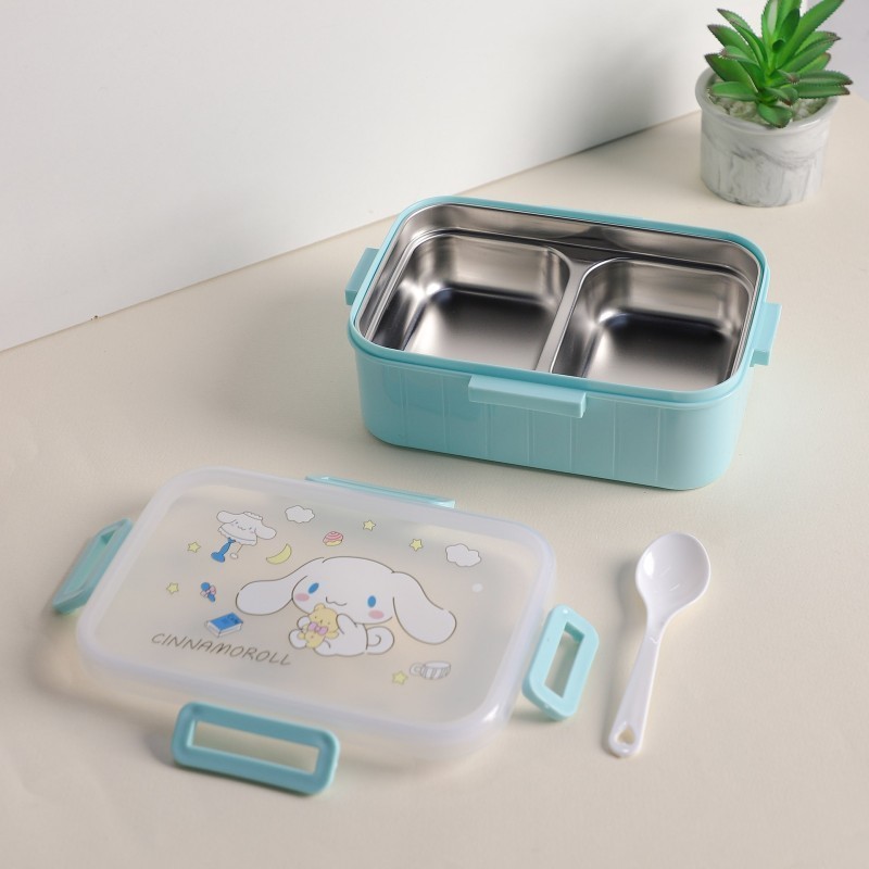 Lunch Box à 2 Compartiments en Inox Vert