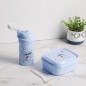 Set Lunch Box & Gourde Enfant Bleu Violet Set Lunch Box & Gourde Enfant Bleu Violet