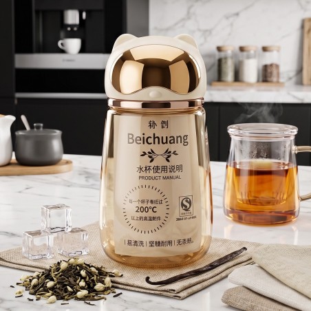 Gourde d'eau en plastique 450ML