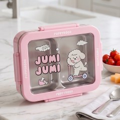 Lunch Box avec Compartiments Rose