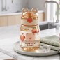 Gourde d'eau 550ML avec Paille et Sangle Orange