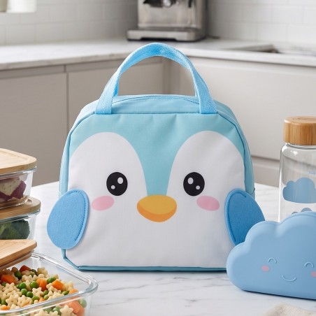 Lunch Bag Bleu Étanche et Pratique