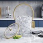Seau à Glaçons Transparent 2.5L avec Couvercle