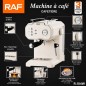 Machine à Café Expresso 3en1 RAF R.104W 2L 850W - Beige