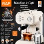 Machine à Café Expresso 3en1 RAF R.104W 2L 850W - Beige