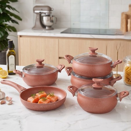 Lines – Batterie de Cuisine Granite 20 Pièces