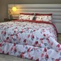 Couette Imprimée 2 Places en Coton 220 x 240 cm avec 2 Taies Couette Imprimée 2 Places en Coton 220 x 240 cm avec 2 Taies