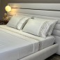 Parure de Lit Brodée 2 Places avec 2 Taies
