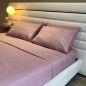 Parure de Lit Brodée 2 Places avec 2 Taies