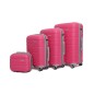 Série de Valises en Polypropylène Incassable Rose & Gris 4 Pièces - STARBAG -