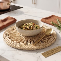 Sous-Plat Rond en Corde Tressée 19 cm