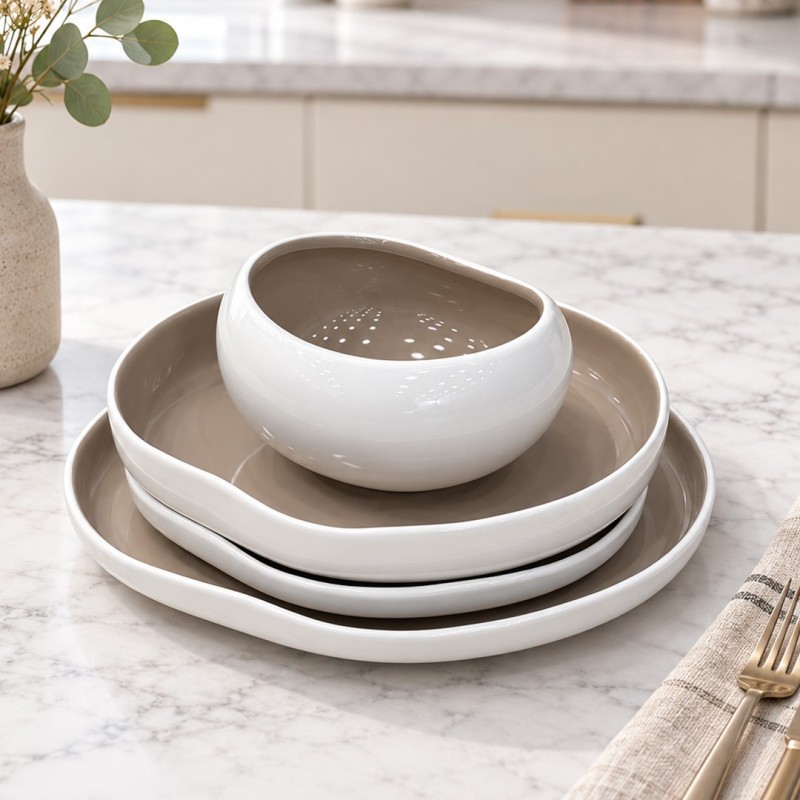 Service à table 24 pièces en porcelaine Service à table 24 pièces en porcelaine