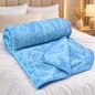 Dafaya en Polaire Microfibre 220 x 240 cm – Bleu Marine