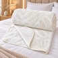 Dafaya en Polaire Microfibre 220 x 240 cm – Beige Dafaya en Polaire Microfibre 220 x 240 cm – Beige