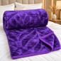 Couverture 2 Places en Polaire Microfibre 215 x 200 cm – 3 kg – Violet Couverture 2 Places en Polaire Microfibre 215 x 200 cm – 3 kg – Violet