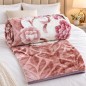 Couverture 2 Places en Polaire Microfibre 215 x 200 cm – 3 kg – Saumon Couverture 2 Places en Polaire Microfibre 215 x 200 cm – 3 kg – Saumon