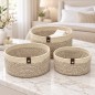 Set de 3 Paniers de Rangement Tressés Set de 3 Paniers de Rangement Tressés