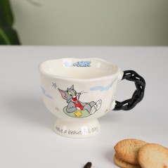 Tasse à Café en Céramique Tom & Jerry Noir