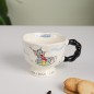Tasse à Café en Céramique Tom & Jerry Noir Tasse à Café en Céramique Tom & Jerry Noir