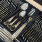Coffret Ménagère 72 pièces en inox 18/10 Gold - ABM Coffret Ménagère 72 pièces en inox 18/10 Gold - ABM