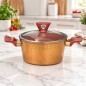 Faitout 22 cm en Granite Effet Cuivré - Sizar
