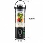 Mini Blender Rechargeable 110W 400 ml Noir - DSP KJ2206